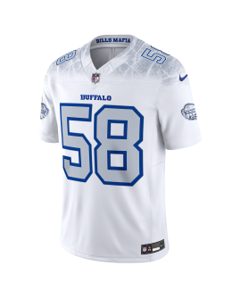 Matt Milano Buffalo Bills Nike 2025 Rivalries Collection Limited Trikot – Weiß