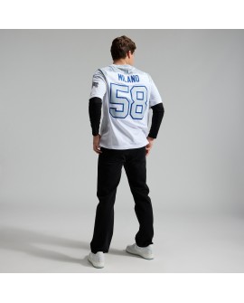 Matt Milano Buffalo Bills Nike 2025 Rivalries Collection Limited Trikot – Weiß