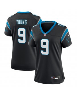 Bryce Young Carolina Panthers Nike Damen-Team-Spieler Trikot – Schwarz