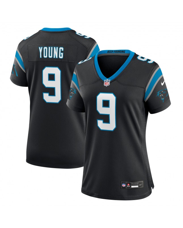 Bryce Young Carolina Panthers Nike Damen-Team-Spieler Trikot – Schwarz