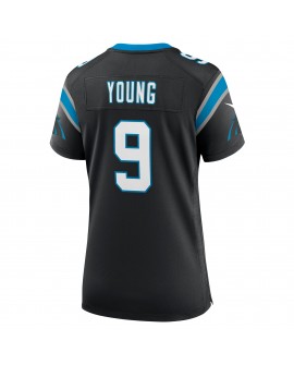 Bryce Young Carolina Panthers Nike Damen-Team-Spieler Trikot – Schwarz