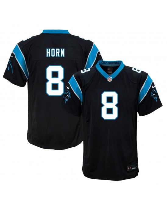 Jaycee Horn Carolina Panthers Nike Jugend-Spieler Trikot – Schwarz