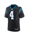 Tetairoa McMillan Carolina Panthers Nike 2025 NFL Draft First Round PickTrikot – Schwarz
