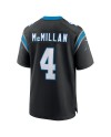 Tetairoa McMillan Carolina Panthers Nike 2025 NFL Draft First Round PickTrikot – Schwarz