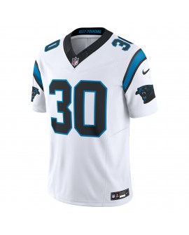 Chuba Hubbard Carolina Panthers Nike Vapor F.U.S.E. Limitiertes Trikot – Weiß