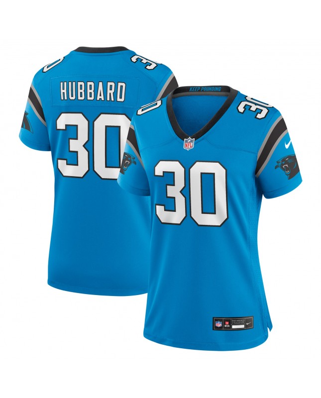 Chuba Hubbard Carolina Panthers Nike Damen-Ausweichtrikot – Blau