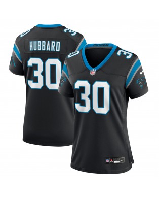 Chuba Hubbard Carolina Panthers Nike Damen-Team-Spieler Trikot – Schwarz