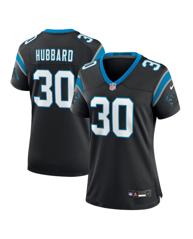 Chuba Hubbard Carolina Panthers Nike Damen-Team-Spieler Trikot – Schwarz