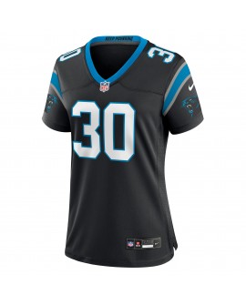 Chuba Hubbard Carolina Panthers Nike Damen-Team-Spieler Trikot – Schwarz