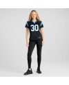 Chuba Hubbard Carolina Panthers Nike Damen-Team-Spieler Trikot – Schwarz