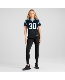 Chuba Hubbard Carolina Panthers Nike Damen-Team-Spieler Trikot – Schwarz