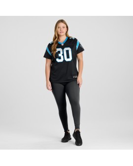 Chuba Hubbard Carolina Panthers Nike Damen-Team-Spieler Trikot – Schwarz
