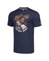 Caleb Williams Chicago Bears Homage Unisex-Caricature-Spieler-Tri-Blend-T-Shirt – Marineblau