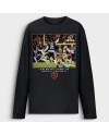 Caleb Williams Chicago Bears NFL Flash Features Wild Card Langarm-T-Shirt – Schwarz