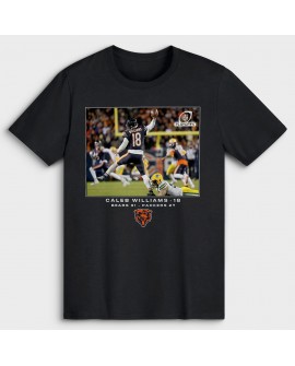 Caleb Williams Chicago Bears NFL Flash Features Wild Card Big & Tall T-Shirt – Schwarz