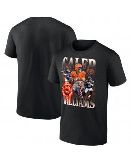 Caleb Williams Chicago Bears Notorious Grafik-T-Shirt – Schwarz