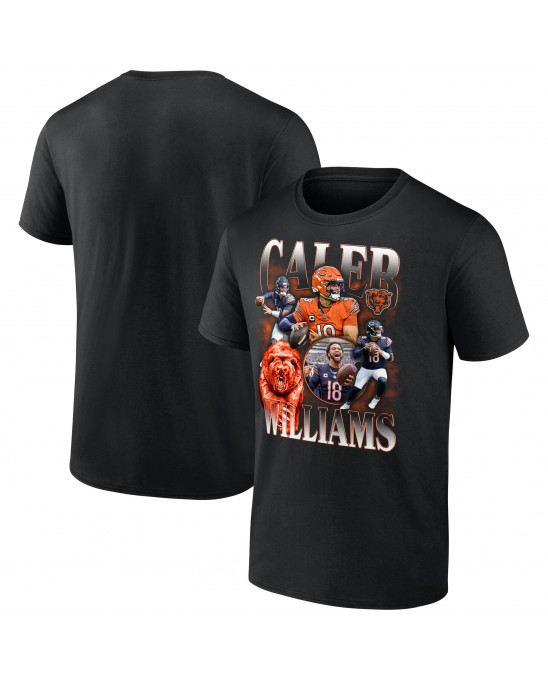 Caleb Williams Chicago Bears Notorious Grafik-T-Shirt – Schwarz
