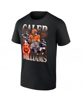 Caleb Williams Chicago Bears Notorious Grafik-T-Shirt – Schwarz