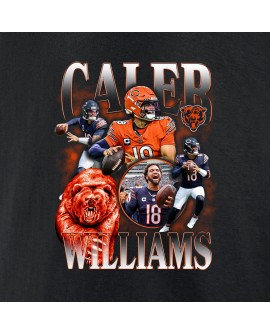 Caleb Williams Chicago Bears Notorious Grafik-T-Shirt – Schwarz