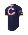 Caleb Williams Chicago Bears Pro Standard Mesh-Baseballtrikot mit Knöpfen – Marineblau