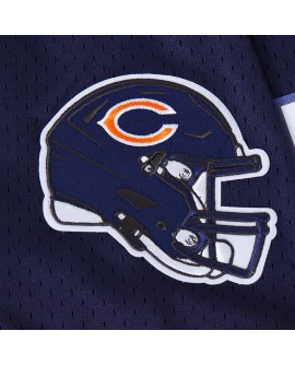 Caleb Williams Chicago Bears Pro Standard Mesh-Baseballtrikot mit Knöpfen – Marineblau