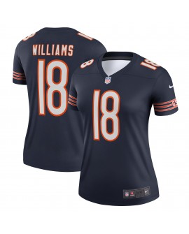 Caleb Williams Chicago Bears Nike Legend Spieler Performance-Oberteil für Damen – Marineblau