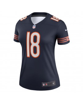 Caleb Williams Chicago Bears Nike Legend Spieler Performance-Oberteil für Damen – Marineblau