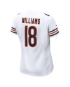 Caleb Williams Chicago Bears Nike Spiele-Trikot für Damen – Weiß