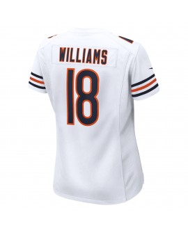 Caleb Williams Chicago Bears Nike Spiele-Trikot für Damen – Weiß