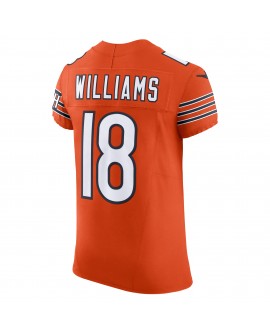 Caleb Williams Chicago Bears Nike Alternate Vapor F.U.S.E. Elite-Trikot – Orange