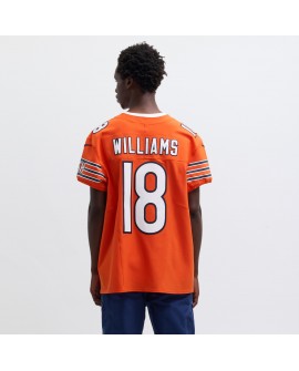 Caleb Williams Chicago Bears Nike Alternate Vapor F.U.S.E. Elite-Trikot – Orange