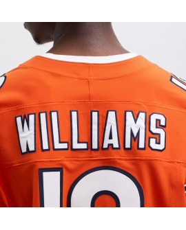 Caleb Williams Chicago Bears Nike Alternate Vapor F.U.S.E. Elite-Trikot – Orange