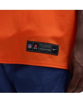 Caleb Williams Chicago Bears Nike Alternate Vapor F.U.S.E. Elite-Trikot – Orange