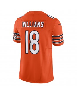 Caleb Williams Chicago Bears Nike Vapor F.U.S.E. Limitiertes Trikot – Orange