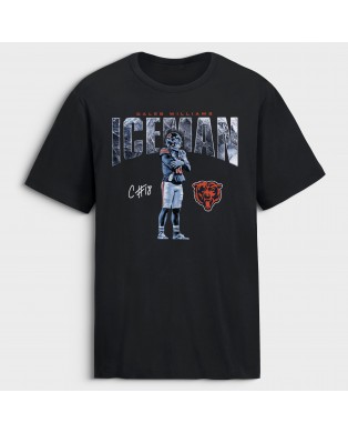 Caleb Williams Chicago Bears Iceman T-Shirt – Schwarz