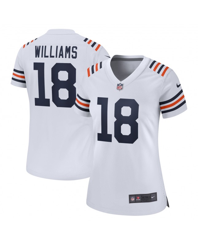Caleb Williams Chicago Bears Nike 2. Alternate-Game-Spielertrikot für Damen – Weiß