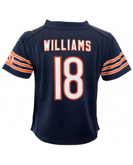 Caleb Williams Chicago Bears Nike Jugend-Spieler Trikot – Marineblau