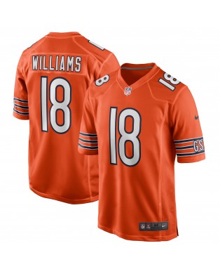 Caleb Williams Chicago Bears Nike Alternate Spieler Spieler Trikot – Orange