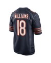 Caleb Williams Chicago Bears Nike Spieler-Spieler Trikot – Marineblau
