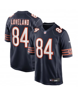 Colston Loveland Chicago Bears Nike 2025 NFL Draft First Round Pick Game-Trikot – Marineblau
