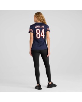 Colston Loveland Chicago Bears Nike Damen-Team-Spieler Trikot – Marineblau