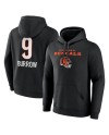 Joe Burrow Cincinnati Bengals Team Wordmark Pullover Hoodie – Schwarz