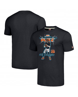 Joe Burrow Cincinnati Bengals Homage Unisex NFL Blitz Spieler Tri-Blend T-Shirt – Heathered Charcoal