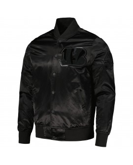 Joe Burrow Cincinnati Bengals Pro Standard Spieler Full-Snap-Jacke – Schwarz