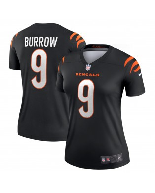 Joe Burrow Cincinnati Bengals Nike Damen-Legend-Spieler-Performance-Oberteil – Schwarz