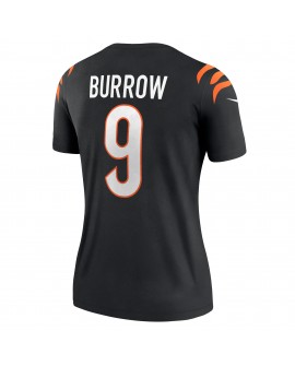 Joe Burrow Cincinnati Bengals Nike Damen-Legend-Spieler-Performance-Oberteil – Schwarz