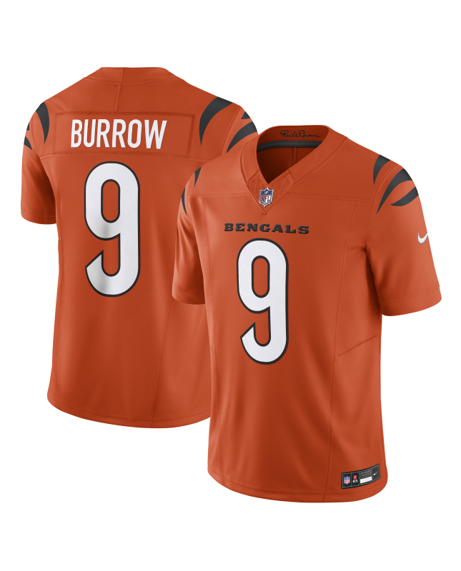 Joe Burrow Cincinnati Bengals Nike Vapor F.U.S.E. Limitiertes Trikot – Orange