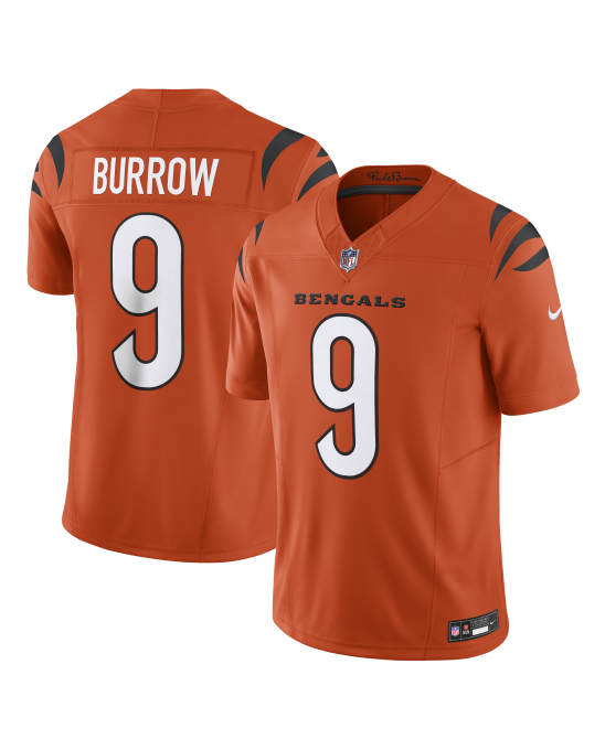 Joe Burrow Cincinnati Bengals Nike Vapor F.U.S.E. Limitiertes Trikot – Orange