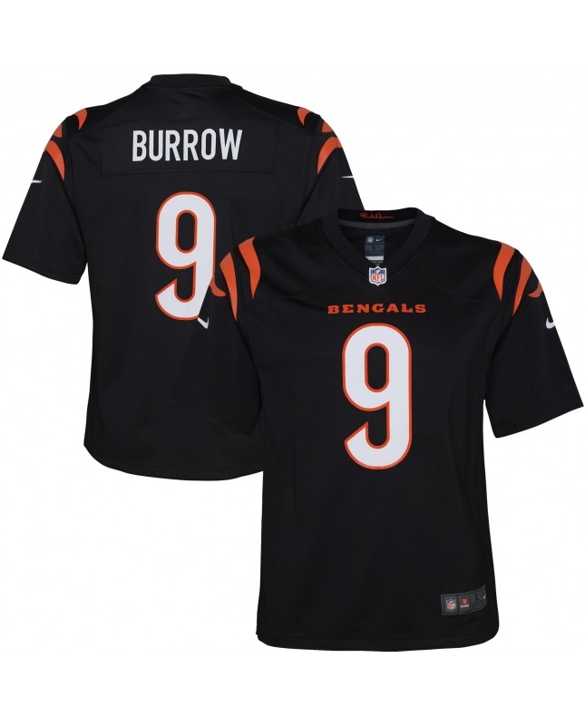 Joe Burrow Cincinnati Bengals Nike Jugend-Spieler Trikot – Schwarz