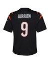 Joe Burrow Cincinnati Bengals Nike Jugend-Spieler Trikot – Schwarz
